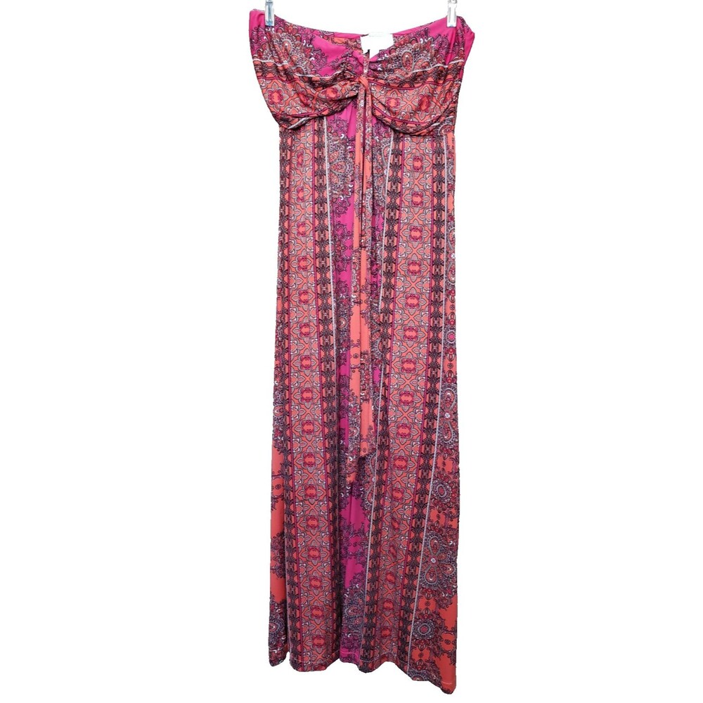 Atina Cristina Strapless Maxi Dress Size Large